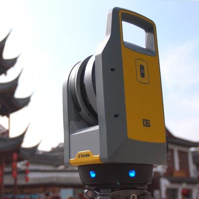 天寶X7三維激光掃描儀3D建模橋梁隧道水壩測圖CAD市政工程設備